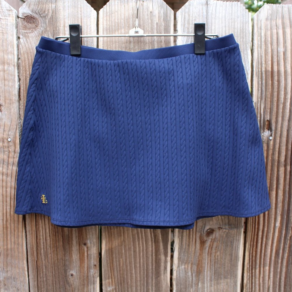 Navy Blue Ralph Lauren Tennis Skirt